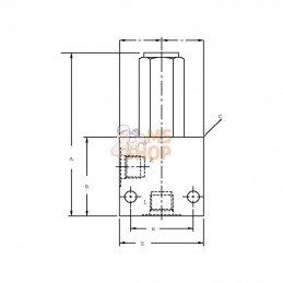 CP2001003; DANFOSS; Régul.pression CP200-1 1/2"BSP; pièce detachée