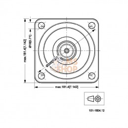 TMT630151Z3015; DANFOSS; Moteur orbital TMT630; pièce detachée