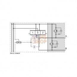 PVG32157B2230; DANFOSS; Valve SH PVG32 230 bar; pièce detachée