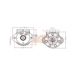 OMR1601510213; DANFOSS; Moteur orbital; pièce detachée