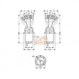 PROF162F1131; DANFOSS; Joystick Prof; pièce detachée