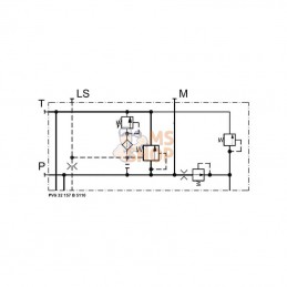 PVG32157B5110; DANFOSS; Module pompe PVP OC 157B5110; pièce detachée