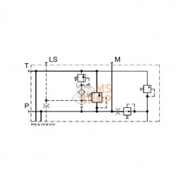 PVG32157B5110; DANFOSS; Module pompe PVP OC 157B5110; pièce detachée