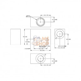 CP9122A12NCS; DANFOSS; Boîtier en aluminium NCS 12/2 3/4; pièce detachée