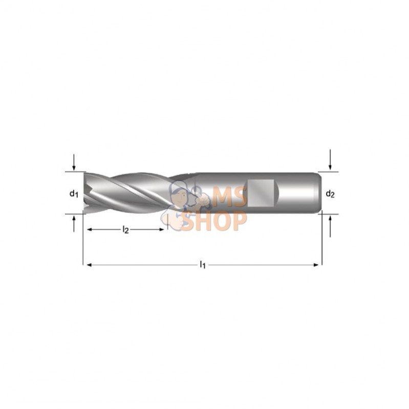 C247140; DORMER; Fraise C247 HSS-E 14.0mm; pièce detachée