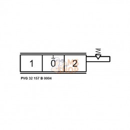 PVG32157B0004; DANFOSS; Arrêt pour PVMR 157-B-0004; pièce detachée