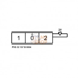 PVG32157B0004; DANFOSS; Arrêt pour PVMR 157-B-0004; pièce detachée