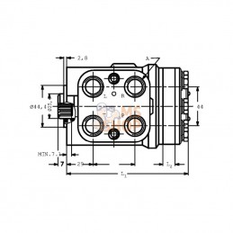 OSPC100ON150N1172; DANFOSS; Orbitrol; pièce detachée
