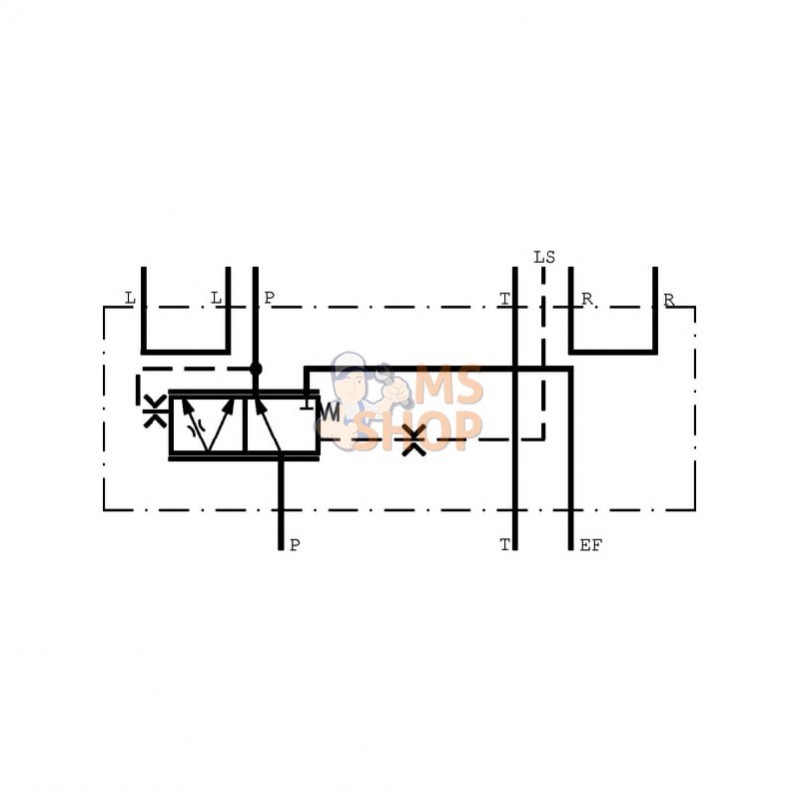 OLSA40A; DANFOSS; Valve prioritaire 152B0001 Int.; pièce detachée