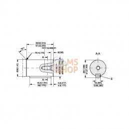 OMH500151H1016; DANFOSS; Moteur Orbit Cardan Ø35, 4-L; pièce detachée