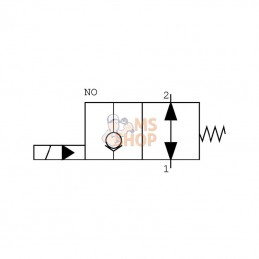 SPV12NCR003; DANFOSS; Vanne 2/2 SVP12-NCR-220A-DN-XC-B-6B; pièce detachée