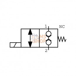 SVP08CDB003; DANFOSS; Vanne 2/2 SVP08CDB 24 Vcc; pièce detachée