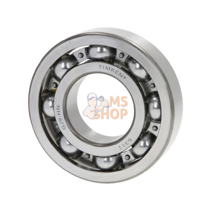 6311TIM; TIMKEN; Roulement à billes à gorge profonde 55x120x29 mm Timken; pièce detachée 6311TIM; TIMKEN; Roulement à billes à gorge profonde 55x120x29 mm Timken; pièce detachée
