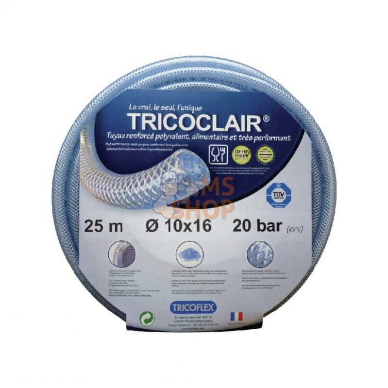 SL0501225; TRICOFLEX; Tuyau Tricoclair® AL 12mm; pièce detachée