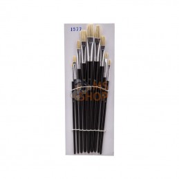 PP1577; UNBRANDED; Jeu de pinceaux plats 9 pcs.; pièce detachée