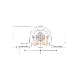 SBPP205NB; UNBRANDED; Palier SBPP; pièce detachée