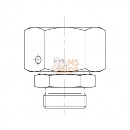 REDSD288L; VOSS; Adapteur mâle femelle 28L 8L; pièce detachée
