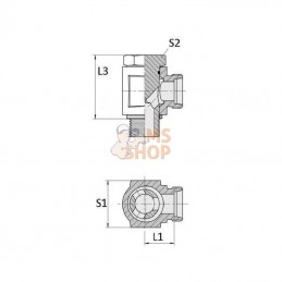 RSWS10SM16; VOSS; Raccord orientable 10S-M16x150; pièce detachée