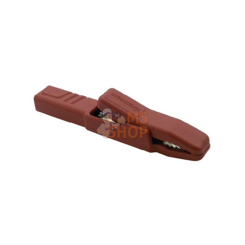 AK2SR; UNBRANDED; Pince crocodile rouge; pièce detachée AK2SR; UNBRANDED; Pince crocodile rouge; pièce detachée