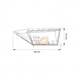 944029647N; UNBRANDED; Godet grande capacité D ad CNH; pièce detachée