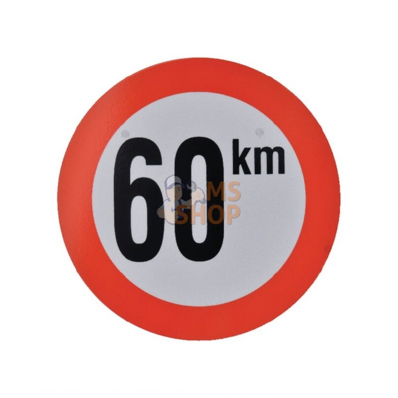 BK60; UNBRANDED; Panneau 60 km en PVC; pièce detachée