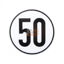 BL50; UNBRANDED; Plaque 50 km type allemand; pièce detachée