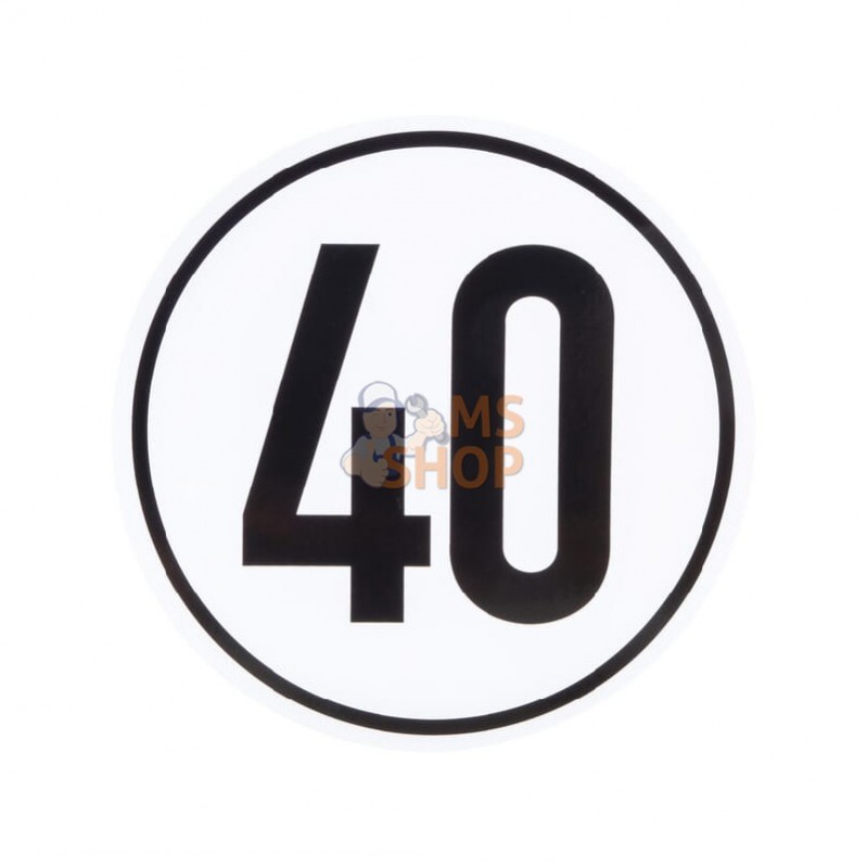 BF40; UNBRANDED; Autocollant 40 km; pièce detachée BF40; UNBRANDED; Autocollant 40 km; pièce detachée