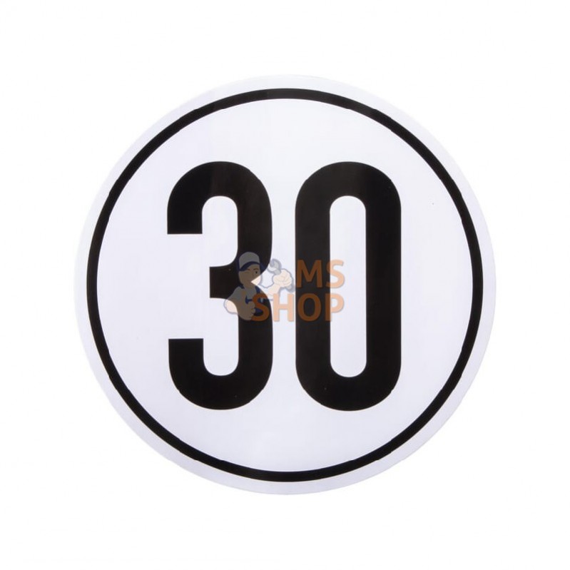BF30; UNBRANDED; Panneau de limitation 30km; pièce detachée BF30; UNBRANDED; Panneau de limitation 30km; pièce detachée