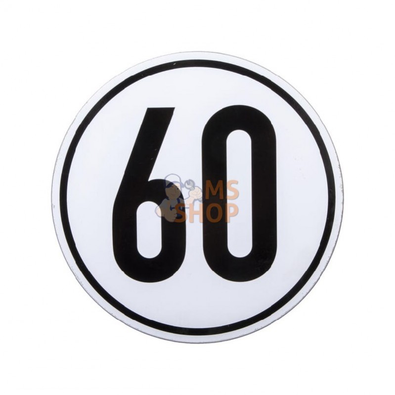 BL60; UNBRANDED; Plaque 60 km type allemand; pièce detachée BL60; UNBRANDED; Plaque 60 km type allemand; pièce detachée