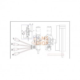 BM301DIFAUTRET; UNBRANDED; Soupape Fendeur de bûches 3/8"; pièce detachée