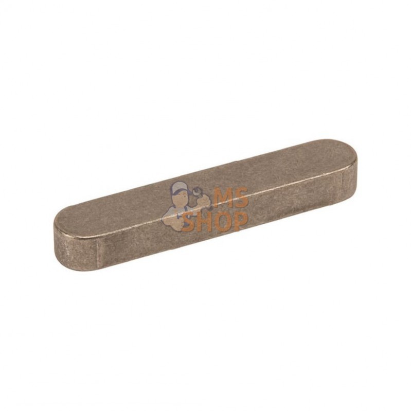 688512863RVS; KRAMP; Clavette parallèle à bouts arrondis12x8x63; pièce detachée