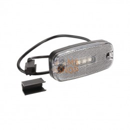 6SU11034WL50; UNBRANDED; Feu de gabarit LED, rectangulaire, blanc, à boulonner; pièce detachée