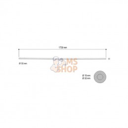 84171535N; UNBRANDED; Secoueur Ø32 mm ad CNH; pièce detachée