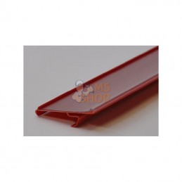 51600008PL; UNBRANDED; Rail porte-étiquettes 985x39 rouge; pièce detachée