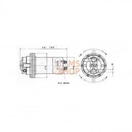 14412; UNBRANDED; Pompe d'alimentation électrique 1,8 L/min 12V; pièce detachée