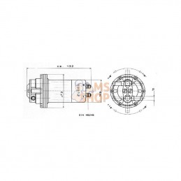 13312; UNBRANDED; Pompe d'alimentation électrique 1,6 L/min 12V; pièce detachée