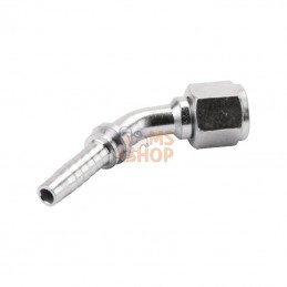 PAV8945; UNBRANDED; Raccord DN08-9/16 ORFS 45°; pièce detachée
