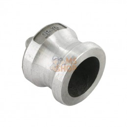 HCN100HAL019; UNBRANDED; Camlock bouchon mâle 3/4" ALU; pièce detachée