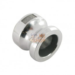 HCN100HAL025; UNBRANDED; Camlock bouchon mâle 1" ALU; pièce detachée