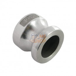 HCN100HAL032; UNBRANDED; Camlock bouchon mâle 1 1/4" ALU; pièce detachée