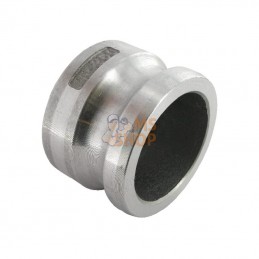 HCN100HAL063; UNBRANDED; Camlock bouchon mâle 2 1/2" ALU; pièce detachée