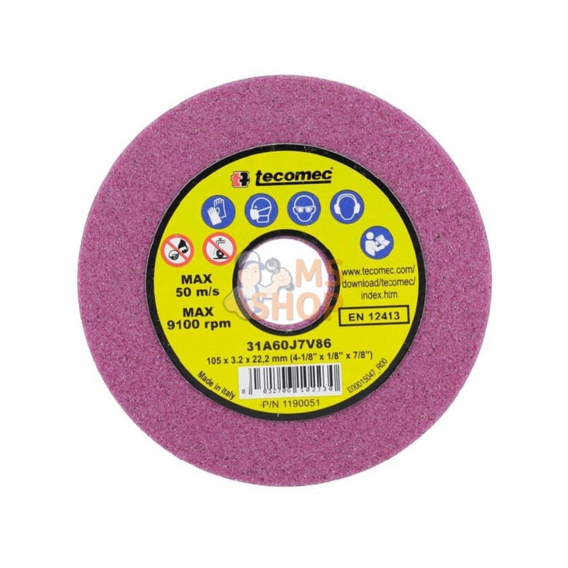 FGP015145; UNBRANDED; Disque abrasif 105x3,2x22mm; pièce detachée FGP015145; UNBRANDED; Disque abrasif 105x3,2x22mm; pièce detachée