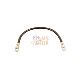 FGP012064; UNBRANDED; Câble de batteries noir 20cm 2xoeillets 11,1 mm; pièce detachée