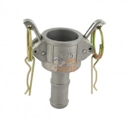 HCN100CAL019; UNBRANDED; Camlock C 3/4" embout alu; pièce detachée