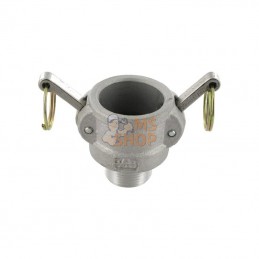 HCN100BSS032; UNBRANDED; Camlock B 1 1/4" mâle S.S.; pièce detachée