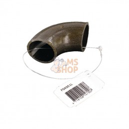 FG9001L; UNBRANDED; Coude à souder 90° noir 1"; pièce detachée