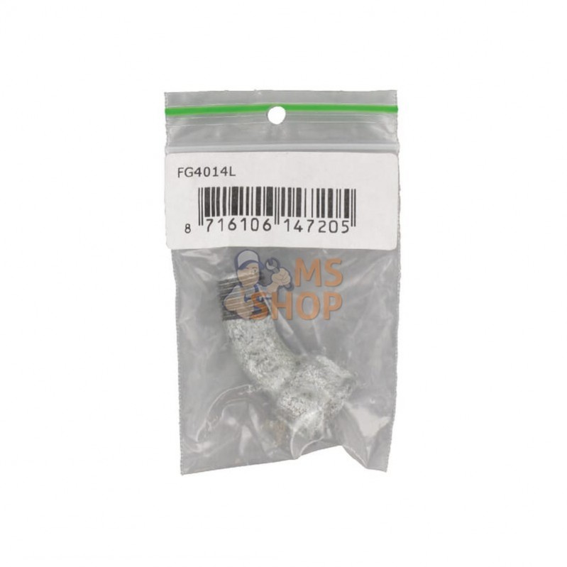 FG4014L; UNBRANDED; Coude 45° fem/mâle zing 1/4"; pièce detachée