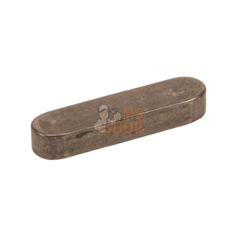 688512850RVS; KRAMP; Clavette parallèle à bouts arrondis12x8x50; pièce detachée
