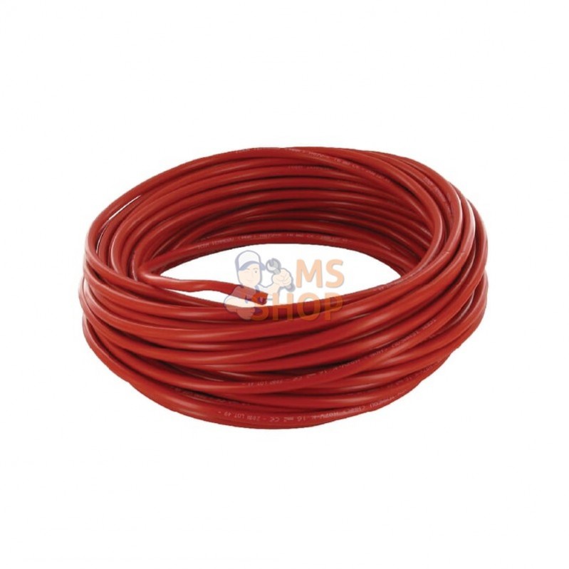 KA11604; UNBRANDED; Câble 1 x 16 mm² rouge 25 m; pièce detachée