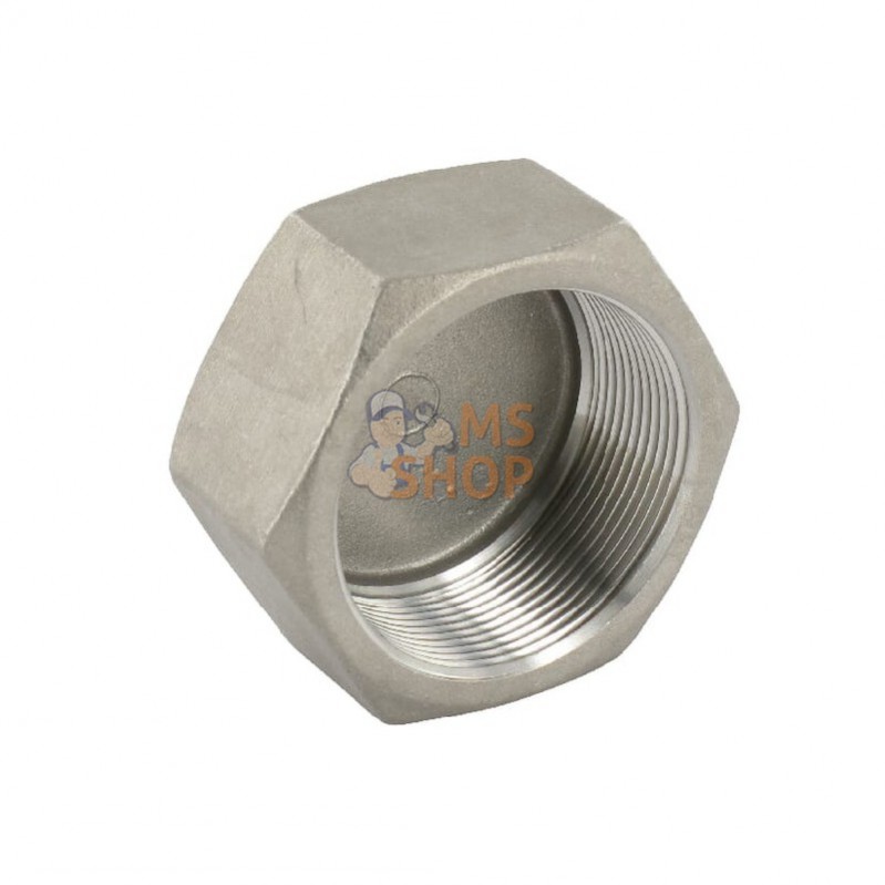 FG300112RVS; UNBRANDED; Chape hex. inox F 1 1/2"; pièce detachée FG300112RVS; UNBRANDED; Chape hex. inox F 1 1/2"; pièce detachée
